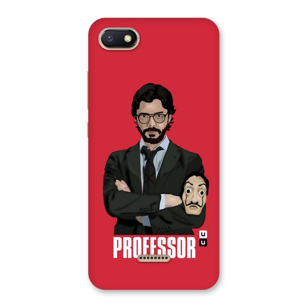 Professor Art Illustration Back Case for Redmi 6A