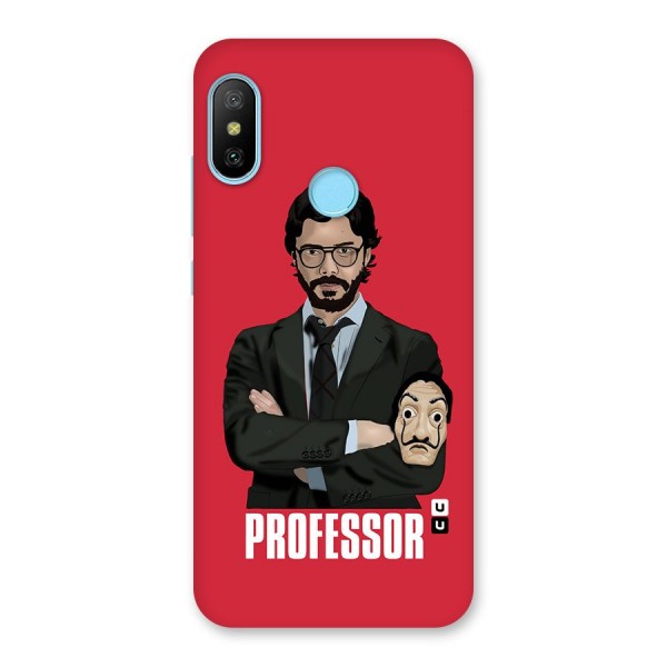 Professor Art Illustration Back Case for Redmi 6 Pro