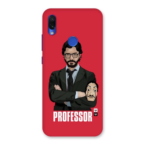 Professor Art Illustration Back Case for Redmi Note 7S