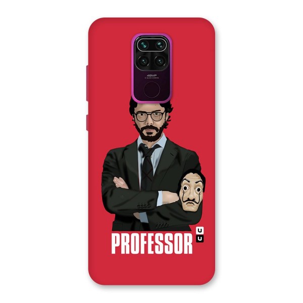 Professor Art Illustration Back Case for Redmi Note 9