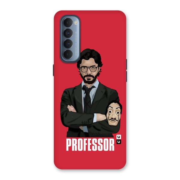 Professor Art Illustration Back Case for Reno4 Pro