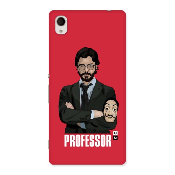 Professor Art Illustration Back Case for Xperia M4 Aqua