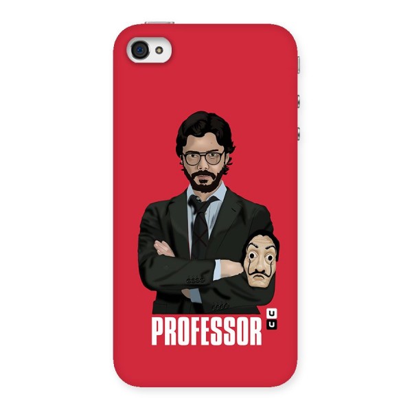 Professor Art Illustration Back Case for iPhone 4 4s