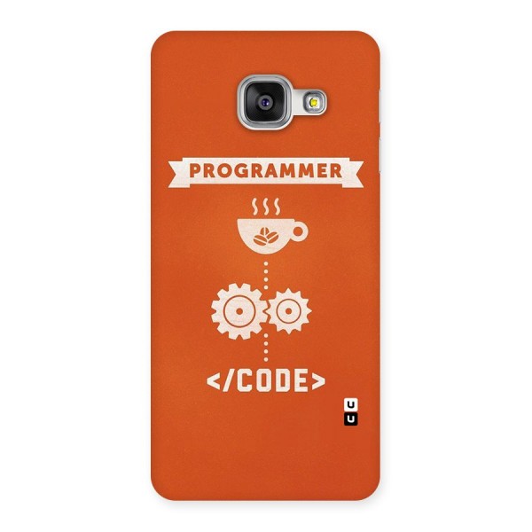 Programmer Coffee Code Back Case for Galaxy A3 2016