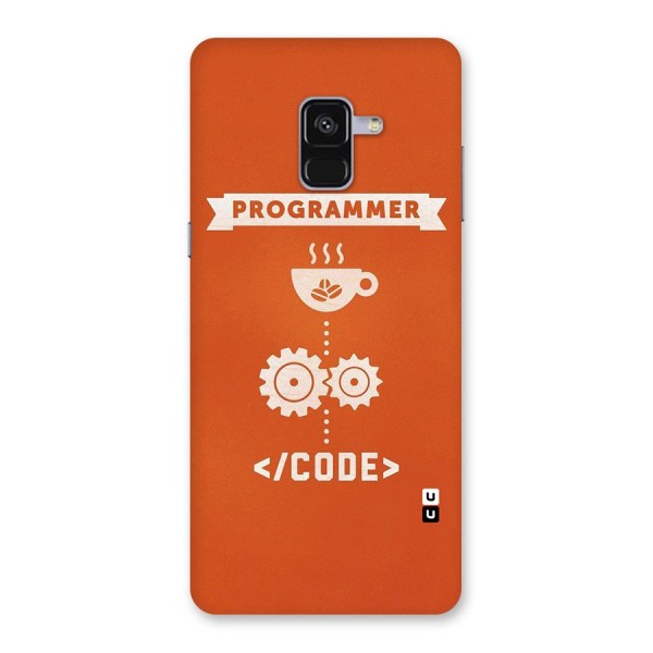 Programmer Coffee Code Back Case for Galaxy A8 Plus