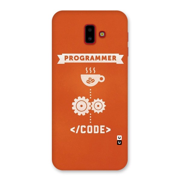 Programmer Coffee Code Back Case for Galaxy J6 Plus