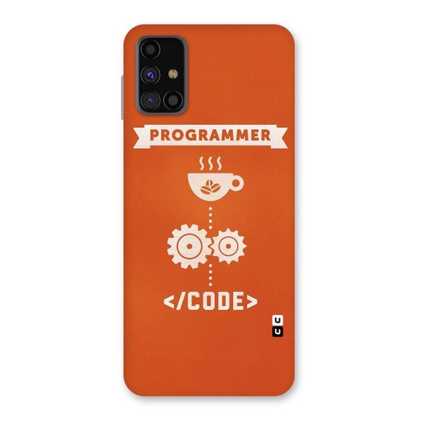 Programmer Coffee Code Back Case for Galaxy M31s