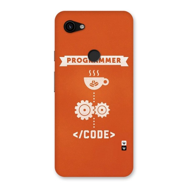 Programmer Coffee Code Back Case for Google Pixel 3a XL