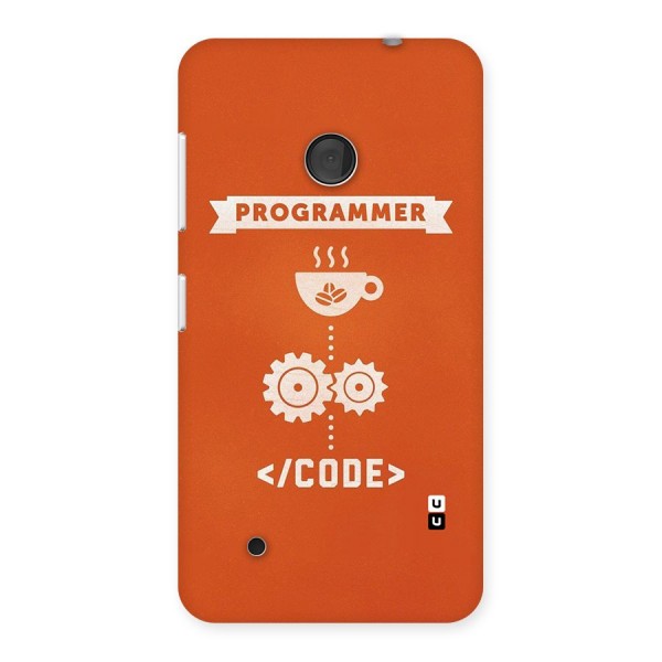 Programmer Coffee Code Back Case for Lumia 530