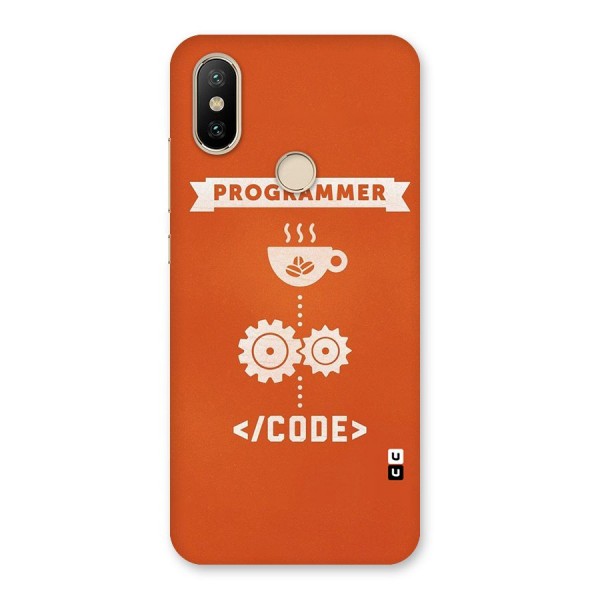 Programmer Coffee Code Back Case for Mi A2