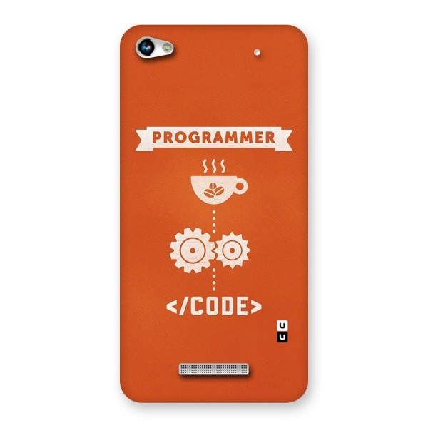 Programmer Coffee Code Back Case for Micromax Hue 2