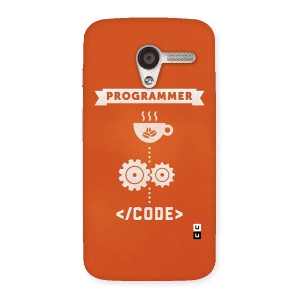 Programmer Coffee Code Back Case for Moto X