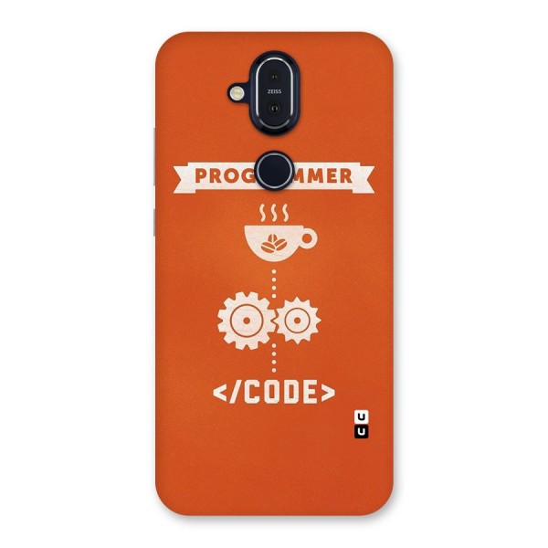 Programmer Coffee Code Back Case for Nokia 8.1