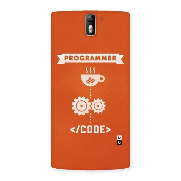 Programmer Coffee Code Back Case for One Plus One