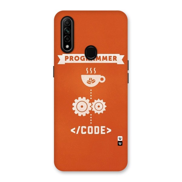 Programmer Coffee Code Back Case for Oppo A31