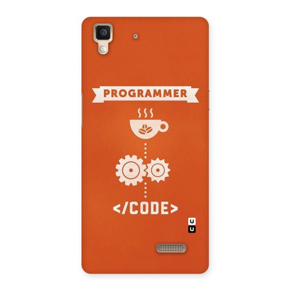 Programmer Coffee Code Back Case for Oppo R7