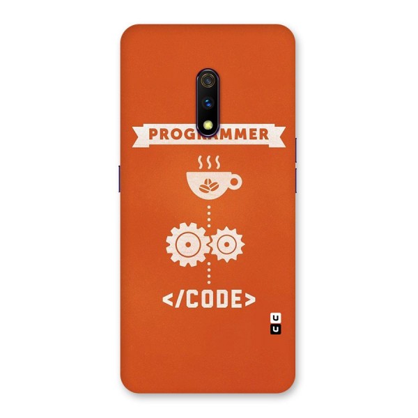 Programmer Coffee Code Back Case for Realme X