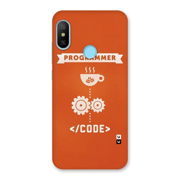 Programmer Coffee Code Back Case for Redmi 6 Pro