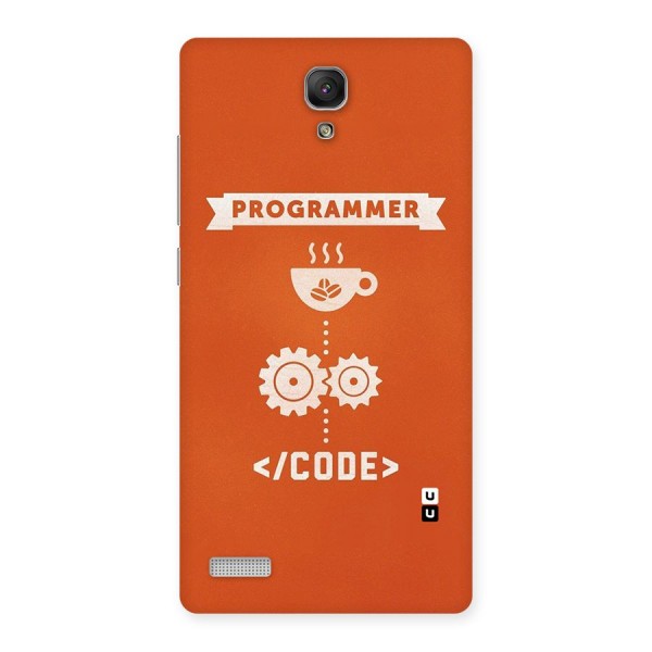 Programmer Coffee Code Back Case for Redmi Note