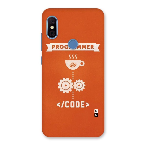 Programmer Coffee Code Back Case for Redmi Note 6 Pro