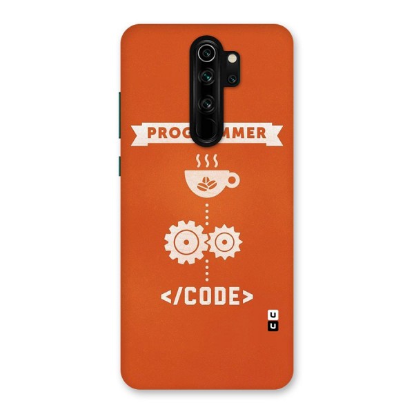 Programmer Coffee Code Back Case for Redmi Note 8 Pro