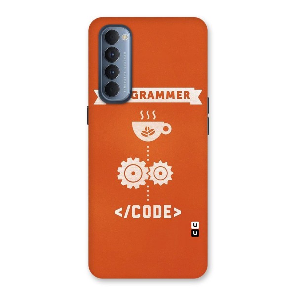 Programmer Coffee Code Back Case for Reno4 Pro