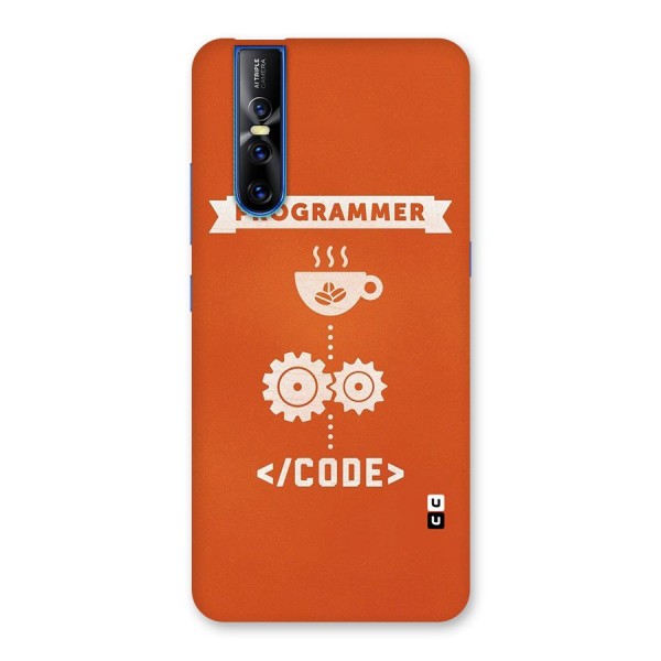 Programmer Coffee Code Back Case for Vivo V15 Pro