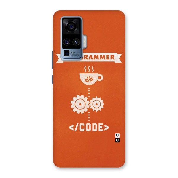 Programmer Coffee Code Back Case for Vivo X50 Pro