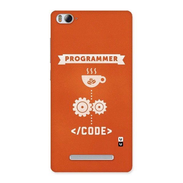 Programmer Coffee Code Back Case for Xiaomi Mi4i