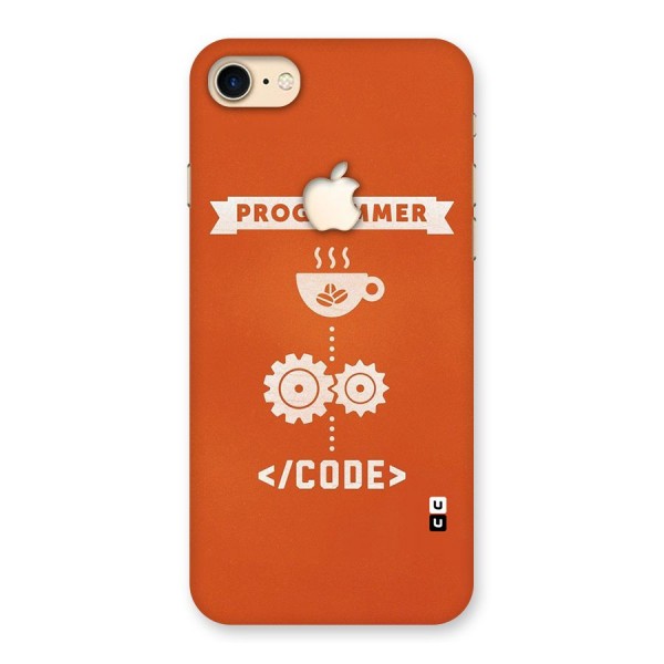 Programmer Coffee Code Back Case for iPhone 7 Apple Cut