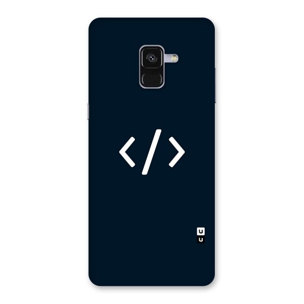 Programmers Style Symbol Back Case for Galaxy A8 Plus