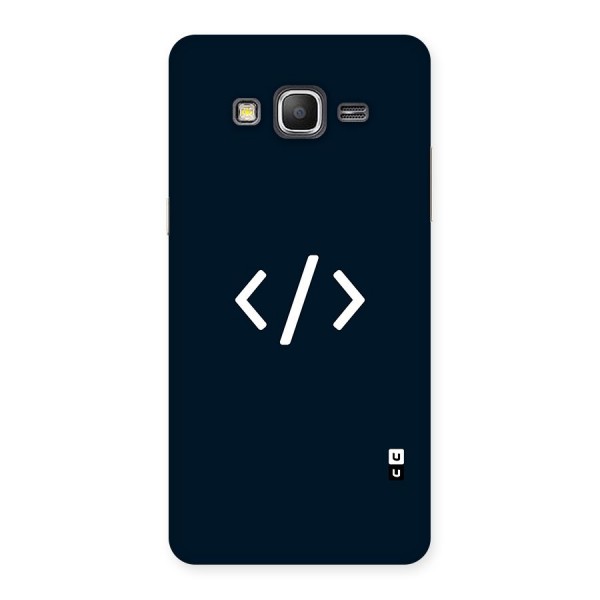 Programmers Style Symbol Back Case for Galaxy Grand Prime