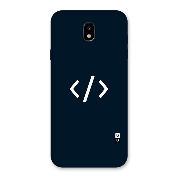 Programmers Style Symbol Back Case for Galaxy J7 Pro