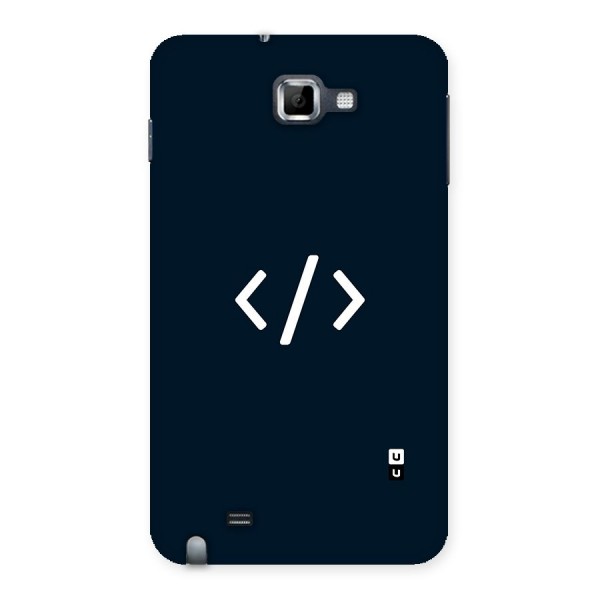 Programmers Style Symbol Back Case for Galaxy Note