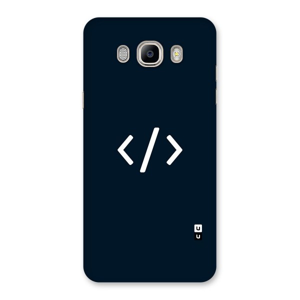 Programmers Style Symbol Back Case for Galaxy On8