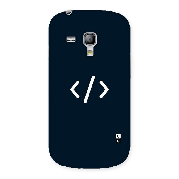 Programmers Style Symbol Back Case for Galaxy S3 Mini