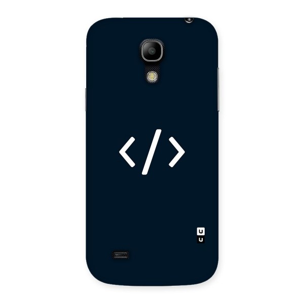 Programmers Style Symbol Back Case for Galaxy S4 Mini