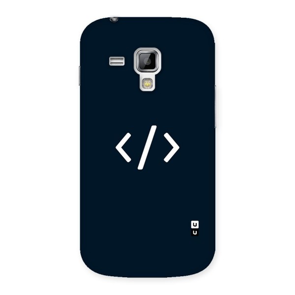 Programmers Style Symbol Back Case for Galaxy S Duos