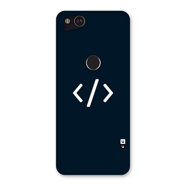 Programmers Style Symbol Back Case for Google Pixel 2