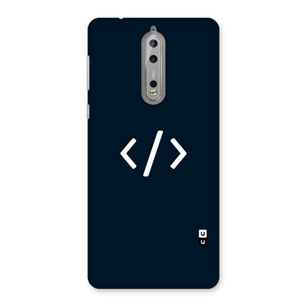 Programmers Style Symbol Back Case for Nokia 8