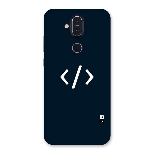 Programmers Style Symbol Back Case for Nokia 8.1