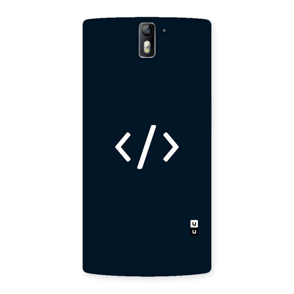 Programmers Style Symbol Back Case for One Plus One