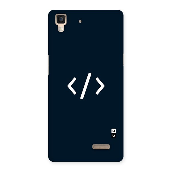 Programmers Style Symbol Back Case for Oppo R7