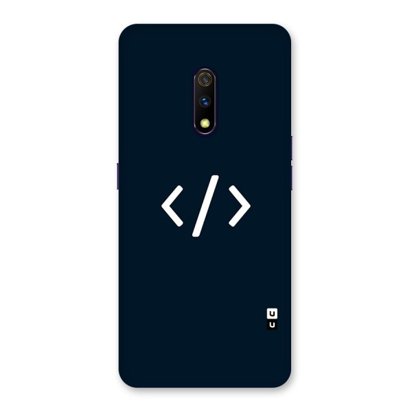 Programmers Style Symbol Back Case for Realme X