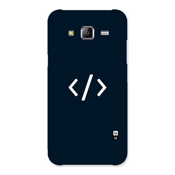 Programmers Style Symbol Back Case for Samsung Galaxy J5