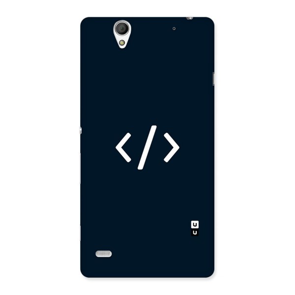 Programmers Style Symbol Back Case for Sony Xperia C4