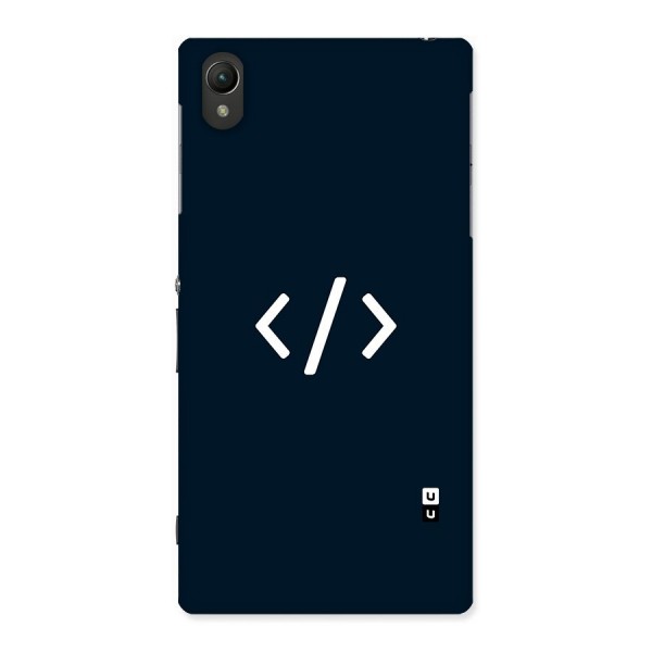 Programmers Style Symbol Back Case for Sony Xperia Z1