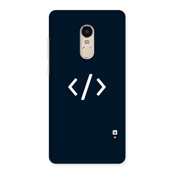 Programmers Style Symbol Back Case for Xiaomi Redmi Note 4