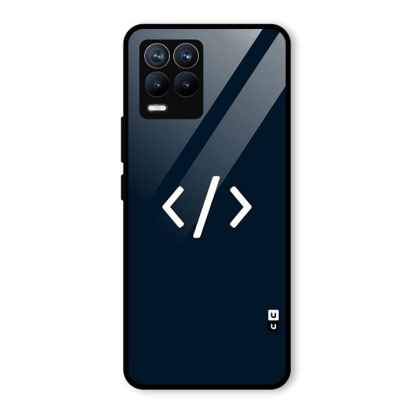 Programmers Style Symbol Glass Back Case for Realme 8 Pro