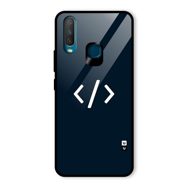 Programmers Style Symbol Glass Back Case for Vivo Y12